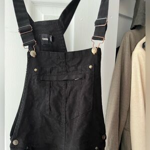 Asos Black Denim Overalls